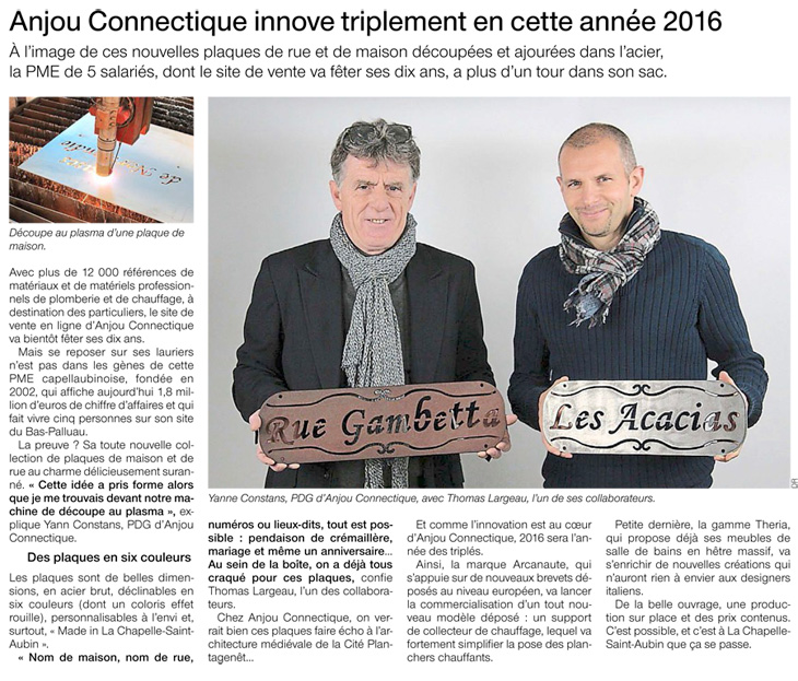 2016, les innovations d’Anjou Connectique 