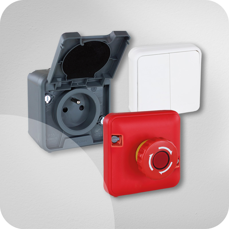 Appareillage Eur'Ohm gamme OXXO