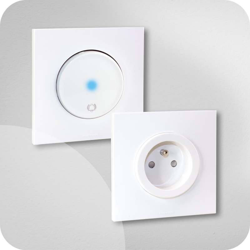 Appareillage Eur'Ohm gamme Square Easy
