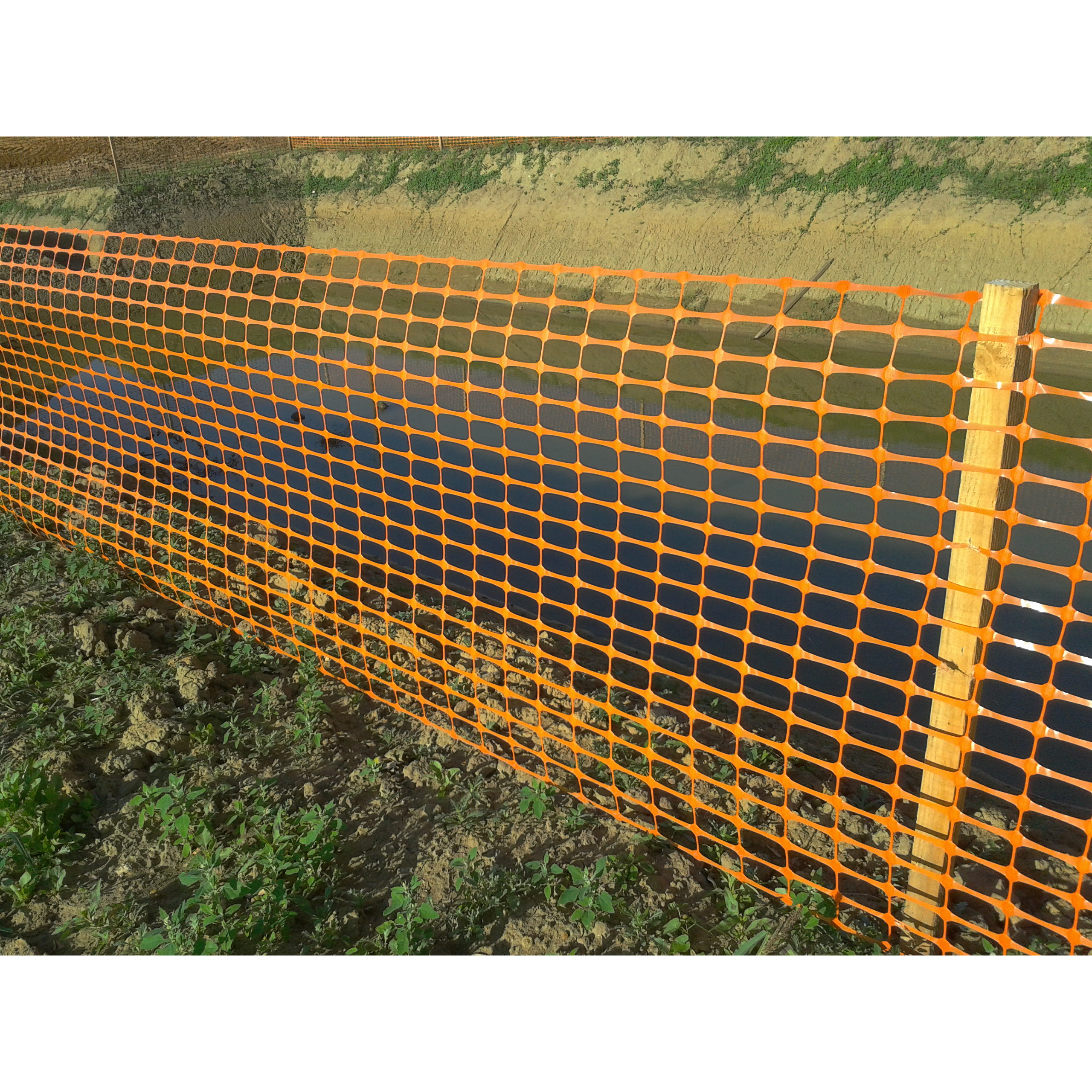 Balisage de chantier Orange - Hauteur 1 m - Longueur 50 m