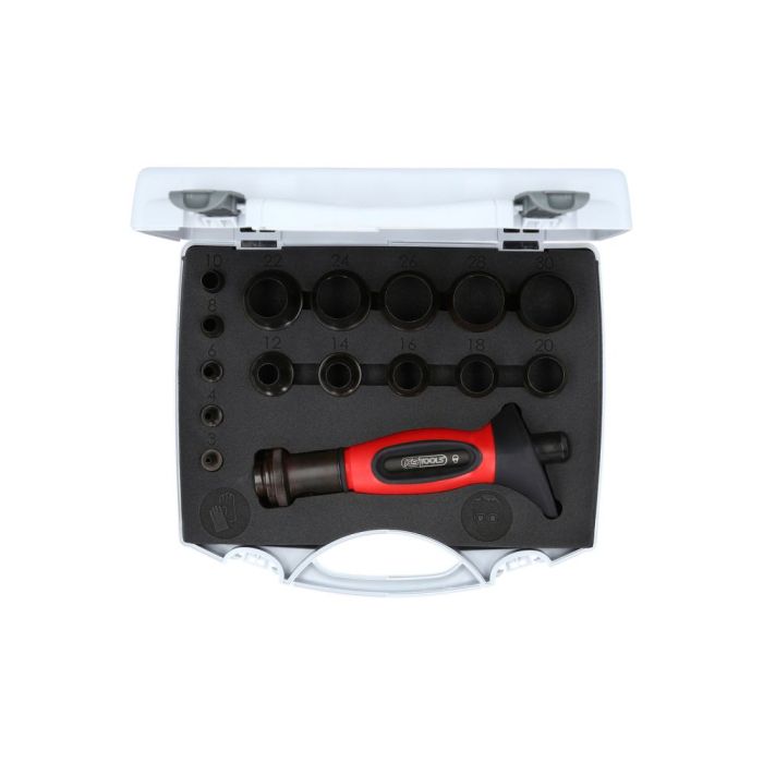 Coffret De 9 Emporte-pièces Mécaniques Fervi 0081 - Diamètres 5 à 32 Mm, Neuf