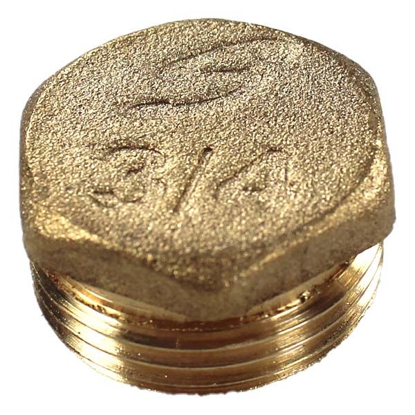 Bouchon à 6 Pans Creux En Laiton 3/4'' BSPT Mâle