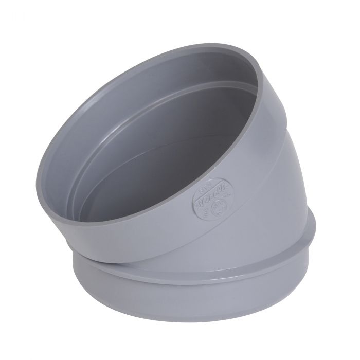 à Visser NICOLL Coude 87°30 Double D'équerre PVC évacuation Mâle Femelle 100 Pvc 100