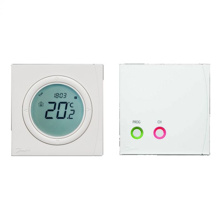 Danfoss Thermostat d'ambiance programmable TP5001B filaire Danfoss. 