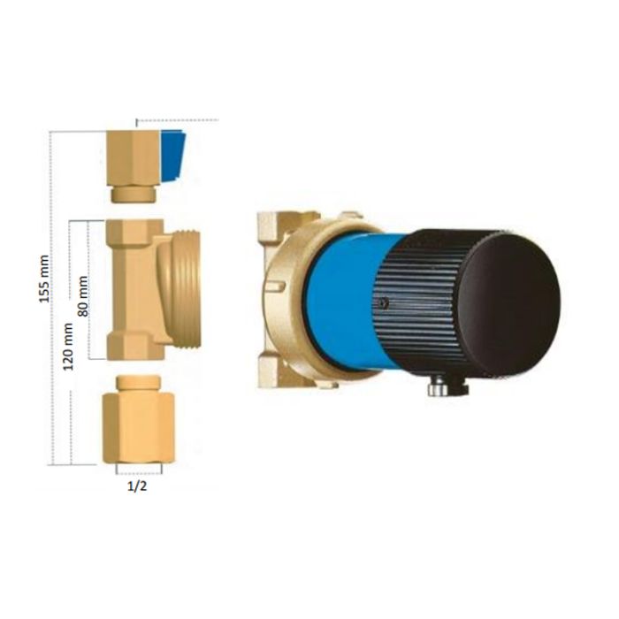 Circulateur bouclage sanitaire VORTEX sans horloge ni thermostat Mâle — free download