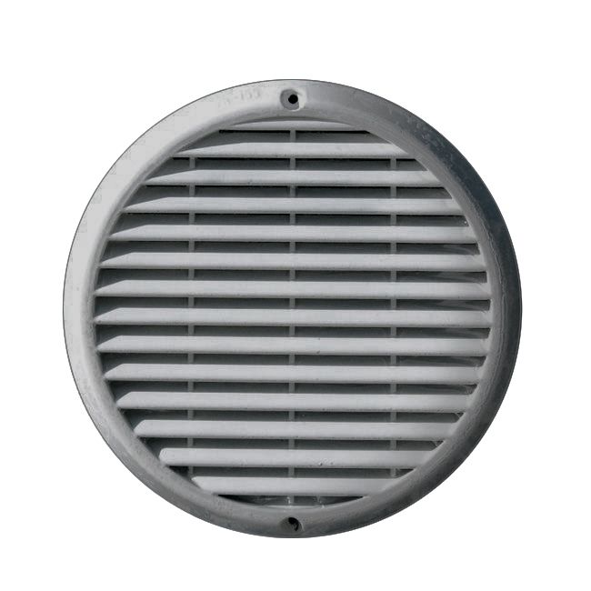 5x Grille de ventilation aération ronde en plastique diamètre