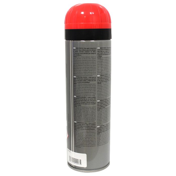 Bombe De Traçage Fluo Rouge AMBRO-SOL - Aérosol Marquage Sol 500ml - Neuf
