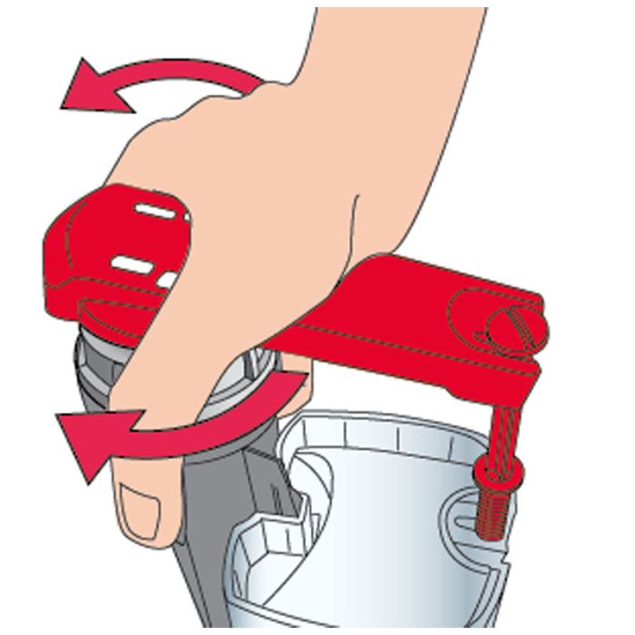 Wirquin 10723588 Chasse D'eau Wc Robinet Flotteur à Alimentation - View #2