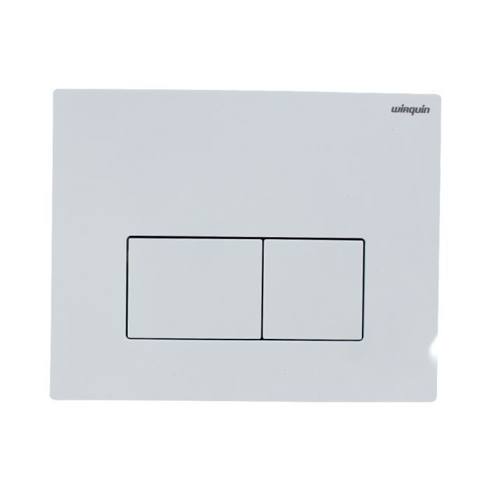 Plaque De Commande Carrée TECE K12955 – Pour Réservoirs De Chasse Encastrés Teceprofil – Blanc/acier Inoxydable – Rinçage 2 Volumes – Dimensions 220x150x11 Mm