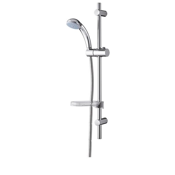 Support de douche réglable avec 2 crochets, support de pomme de douche  universel pour tringle de douche de 18 à 25 mm, support de douche à main en  ABS chromé, facile à installer