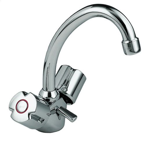 Robinet mélangeur lavabo mural Noir - Corbeau