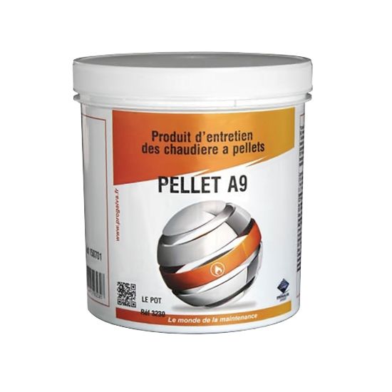 PELLET A9 Produit entretien poêle et chaudière à pellet - Pot de 3