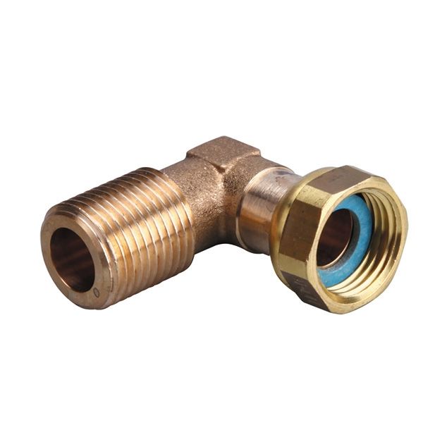 Coude Gaz 15/21 Mm Embouts Plat Et Conique - Raccord Pour Cuisinière Gaz - 8