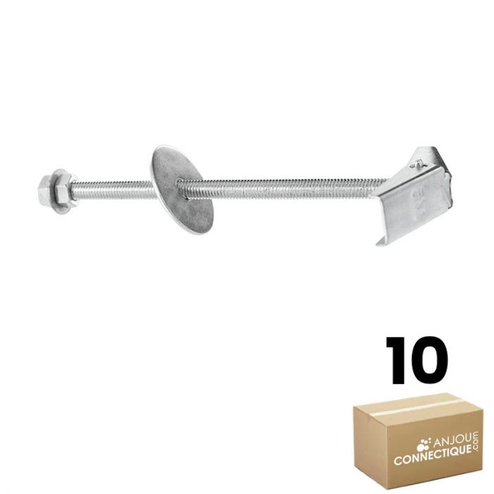 Lot De 2 Chevilles Filetées Vintage BMW 3/8" | Paires De Pegs Pour BMX | Acier 4" Argent