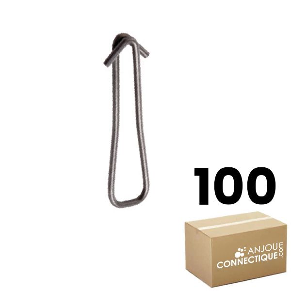 Lot De 100 Crochets De Suspension 7 Mm Pour Boules De Noël, œufs En Polystyrène - Décoration Super Idee