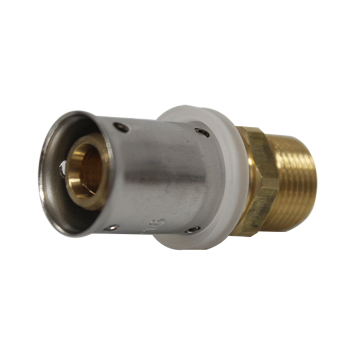 Raccord Express Laiton 12x17 Mm - Fileté Mâle Avec Joint - Boutté Qualité Pro