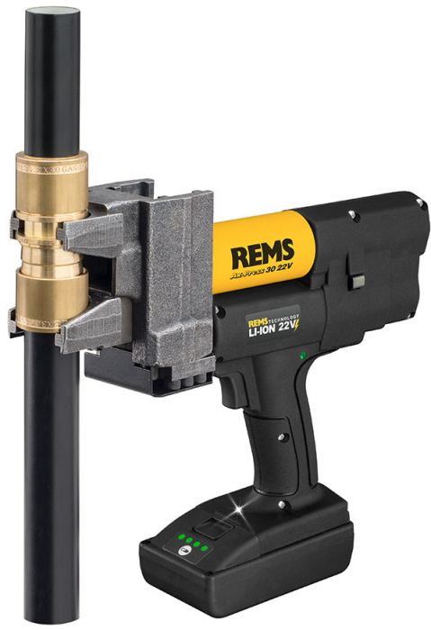 Coffret pince à glissement REMS Ax-Press 30 22 V sur accu Ø12-32 mm - Rems