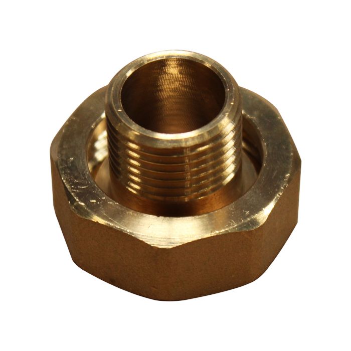 POPPSTAR Mamelon Double en Laiton 1 Pouce avec Hexagone, 2 pièces