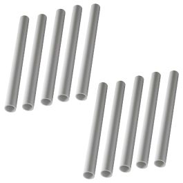 Lot De 10 Tubes Ronds En Laiton - 8mm Diamètre Extérieur, 1mm épaisseur, 30mm Longueur - Pour Bricolage, Modélisme, Déco