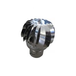 Aspirateur éolien inox - Base cylindrique - Ø100mm