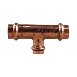 Raccord cuivre à sertir - Té inégal Femelle 16x12x16