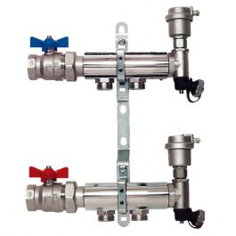 Kit Collecteurs Radiateurs 2 Circuits-Mâle 3/4EK