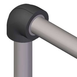Coude isolant pour réseaux PVC PRESSION - ép. 13 mm - diam. 50 mm