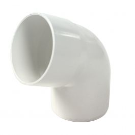 Coude PVC 67°30 MF pour tube Ø80 épaisseur 3.2mm - blanc