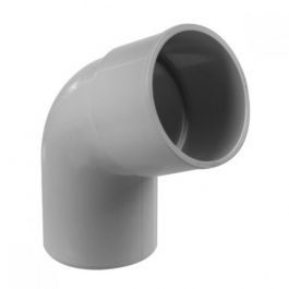 Coude PVC 67°30 MF pour tube Ø80 épaisseur 3.2mm - gris