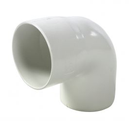 Coude PVC 87°30 MF pour tube Ø100 épaisseur 2.2mm - blanc