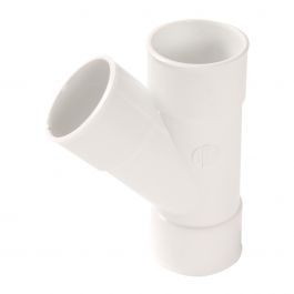 Culotte PVC blanc NICOLL Femelle Femelle 45° - Ø50