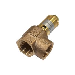 Soupape de sécurité sanitaire bronze - 10 bar - Femelle 3/4