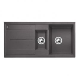 Evier à encastrer BLANCO METRA 6 S Gris Rocher - Vidage manuel