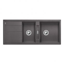 Evier à encastrer BLANCO METRA 8 S Gris Rocher - Vidage manuel