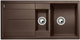 Evier à encastrer BLANCO METRA 6 S Café - Vidage manuel
