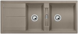Evier à encastrer BLANCO METRA 8 S Tartufo - Vidage manuel