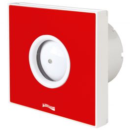 Extracteur d'air hélicoïdal GIOTTO 230V Ø100mm - Rouge - First Plast