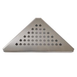 Grille inox 304 GSTRIAND pour caniveau d'angle Docia