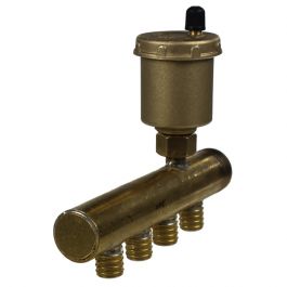 Collecteur à Glissement 3/4 Mâle-B Purgeur auto 4 départs de 16