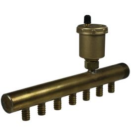 Collecteur à Glissement 3/4 Mâle-B Purgeur auto 7 départs de 12