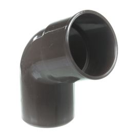 Coude PVC 67°30 MF pour tube de descente Ø50 - marron
