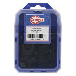 COMAP - Lot De 100 Joints Caoutchouc Pour Raccords Eau Chaude Et Froide - Dimensions 12x17 Mm - Référence S279141