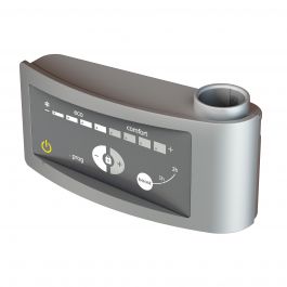 Kit mixte électrique 300W pour sèche-serviettes - Boîtier digital gris