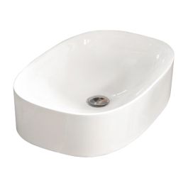 Vasque céramique Wild 60 cm à poser blanc - Ondyna WWL3081