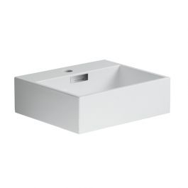  Lavabo céramique à suspendre QUARELO L.50xP.42xH.12.5 cm