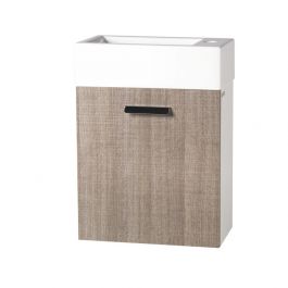 Petit meuble lavabo 25/45/60cm Hox Mini beige toilé - Ondyna MS5251C