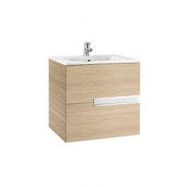 Meuble Unik VICTORIA-N 700 - meuble + lavabo - Chêne texturé - Roca