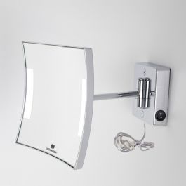 Miroir grossissant à LED Quadrolo bras simple IP23 alimentation direct - Koh-I-Noor C6011KK3