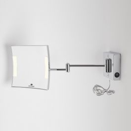 Miroir grossissant à LED Quadrolo bras double alimentation externe - Koh-I-Noor C602
