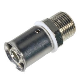 Raccord Multicouche à sertir Ø20x2,0 - Mâle 1
